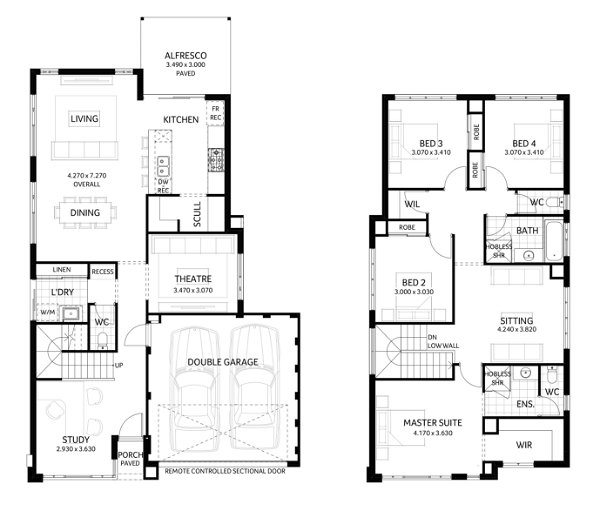 Plunkett Homes - Westbury | Lifestyle - Floorplan - Westbury Lifestyle Contemporary Marketing Plan