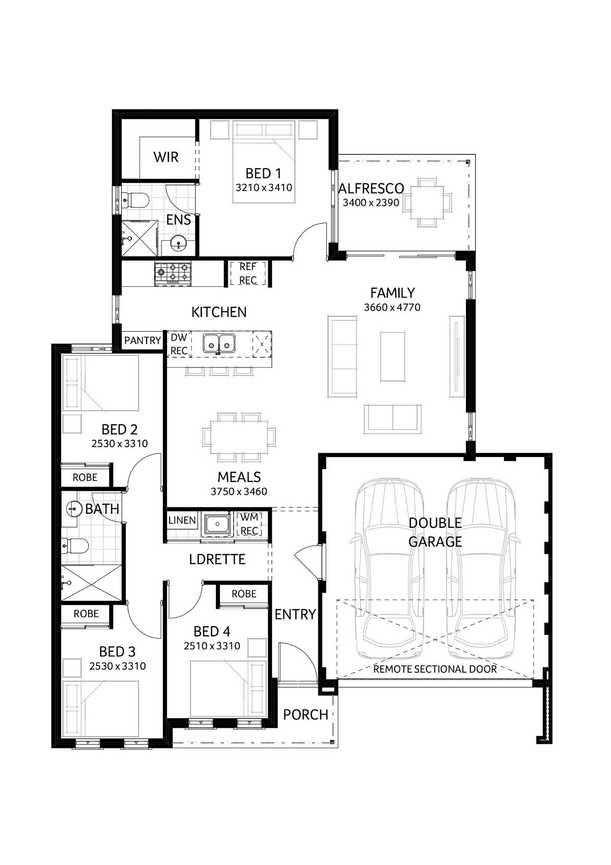 Plunkett Homes -  - Floorplan - Banksia Marketing Plan