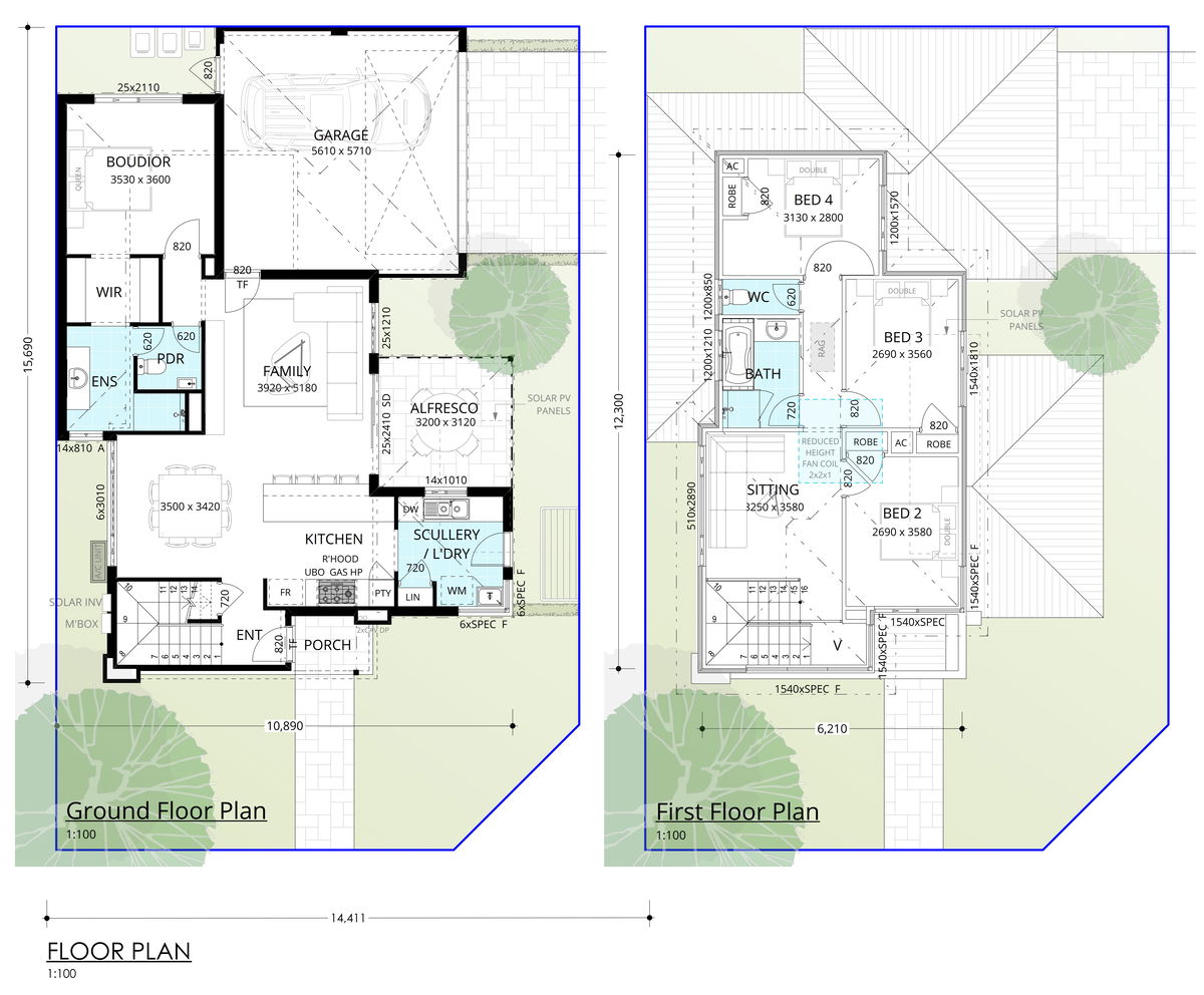 Residential Attitudes -  - Floorplan - Floorplan Dayton Nigella 2 Storey