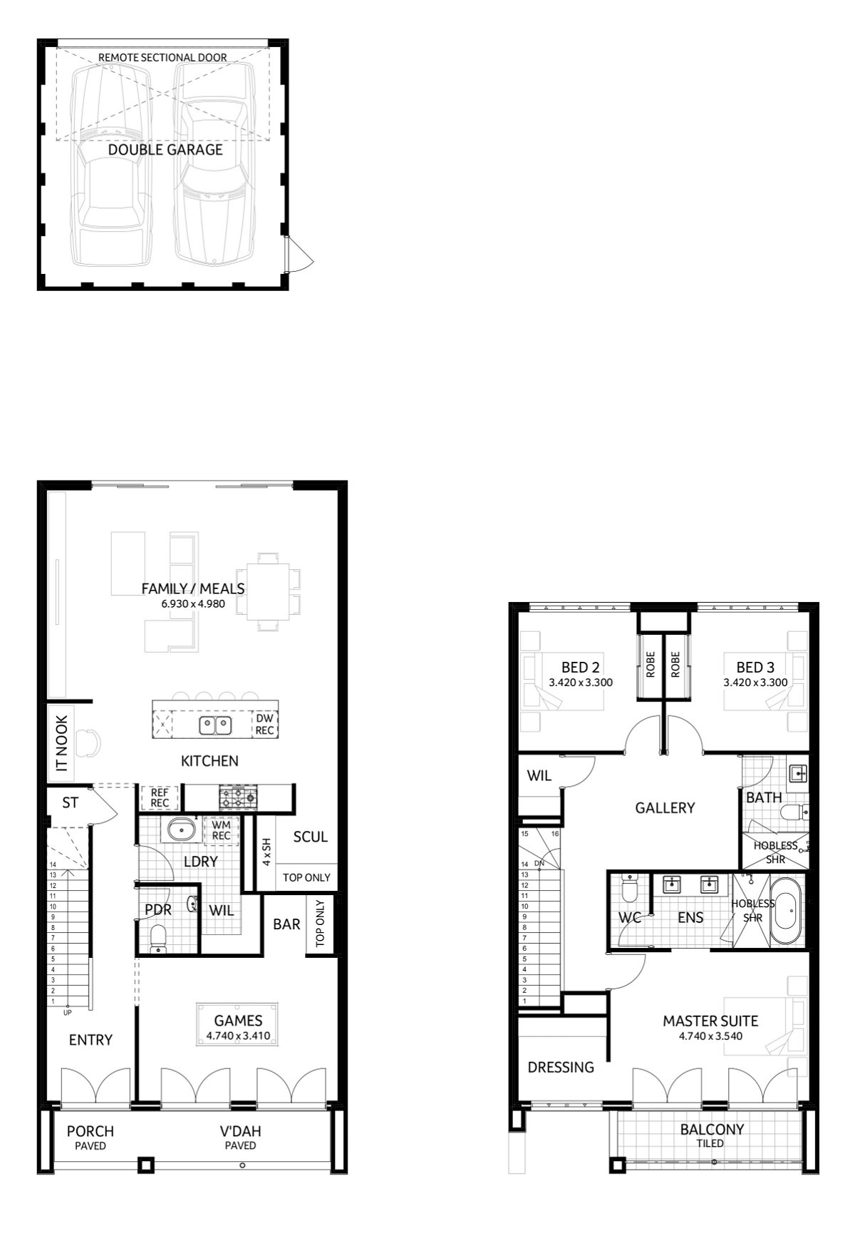 Plunkett Homes - Newcastle | Federation - Floorplan - Newcastle Luxe Federation Marketing Plan A3Jpg