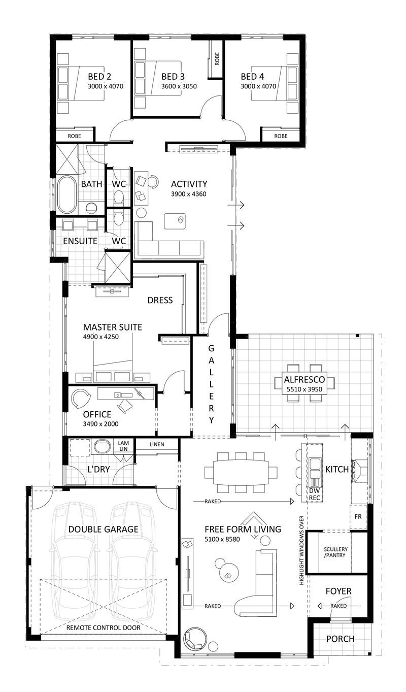 Rural Building Company - The Ridgewood - Floorplan - 202511 The Ridgewood 4453P Floorplan