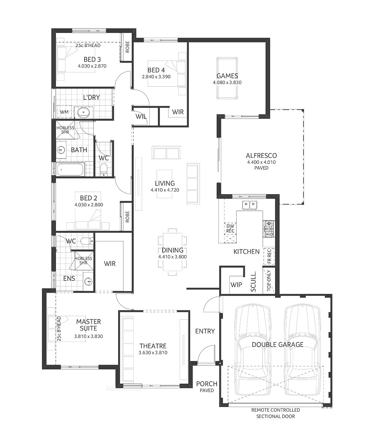 Plunkett Homes - Jolimont | Lifestyle - Floorplan - Jolimont Lifestyle Marketing Plan Cropped Jpg 1