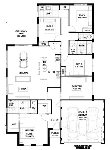 Plunkett Homes - Kimberley | Federation - Floorplan - Kimberley Federation Marketing