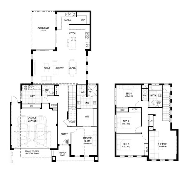 Plunkett Homes - Windsor | Federation - Floorplan - Windsor Luxe Federation Marketing