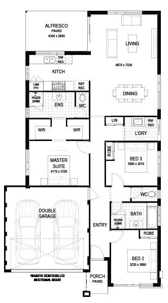 Plunkett Homes - Yarra | Contemporary - Floorplan - Yarra Contemporary Marketing