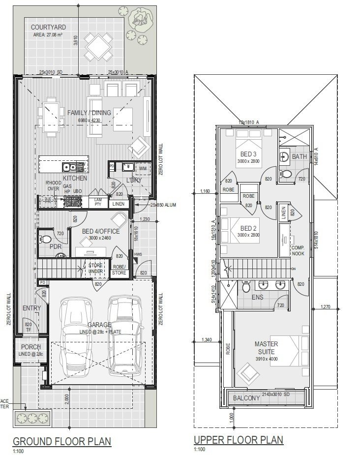 Residential Attitudes -  - Floorplan - Akin Lot 162 Floorplan 4X2X2 Copy