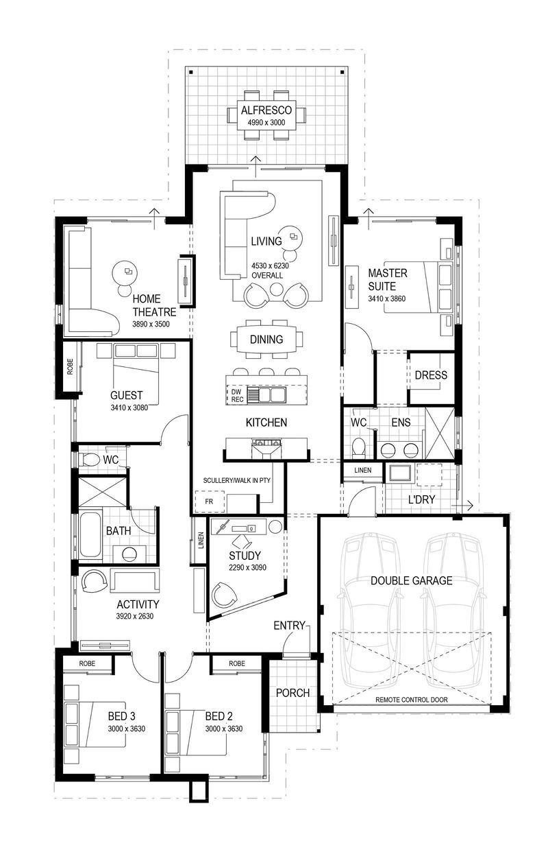 Wa Country Builders - The Hamelin Bay | 15 - Floorplan - 5299P Hamelin Bay 15M Brochure Artwork