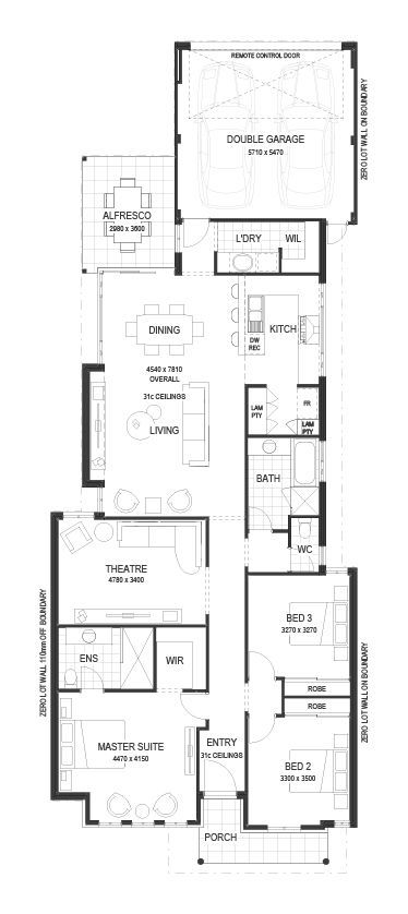 Rural Building Company - Lot 1083 Wylde Boulevard, Bullsbrook, Wa 6084 - Floorplan - Design 3 V1 Brochure Artwork