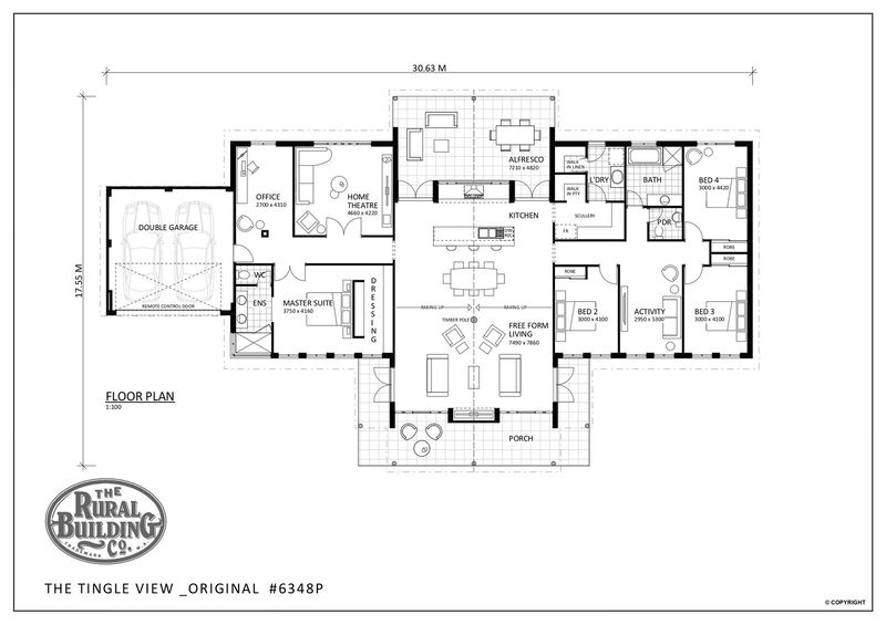 Rural Building Company - The Tingle View | Heritage - Floorplan - 3368P Tingle View Heritage Brochure Artwork Page 0001