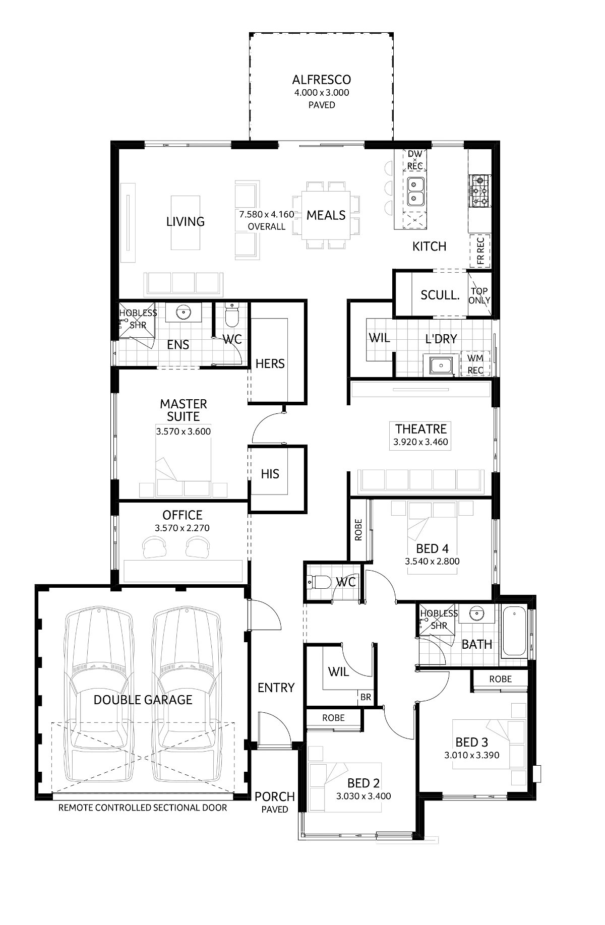 Plunkett Homes - Atomic | Lifestyle - Floorplan - Atomic Lifestyle Contemporary Marketing Plan Croppedjpg