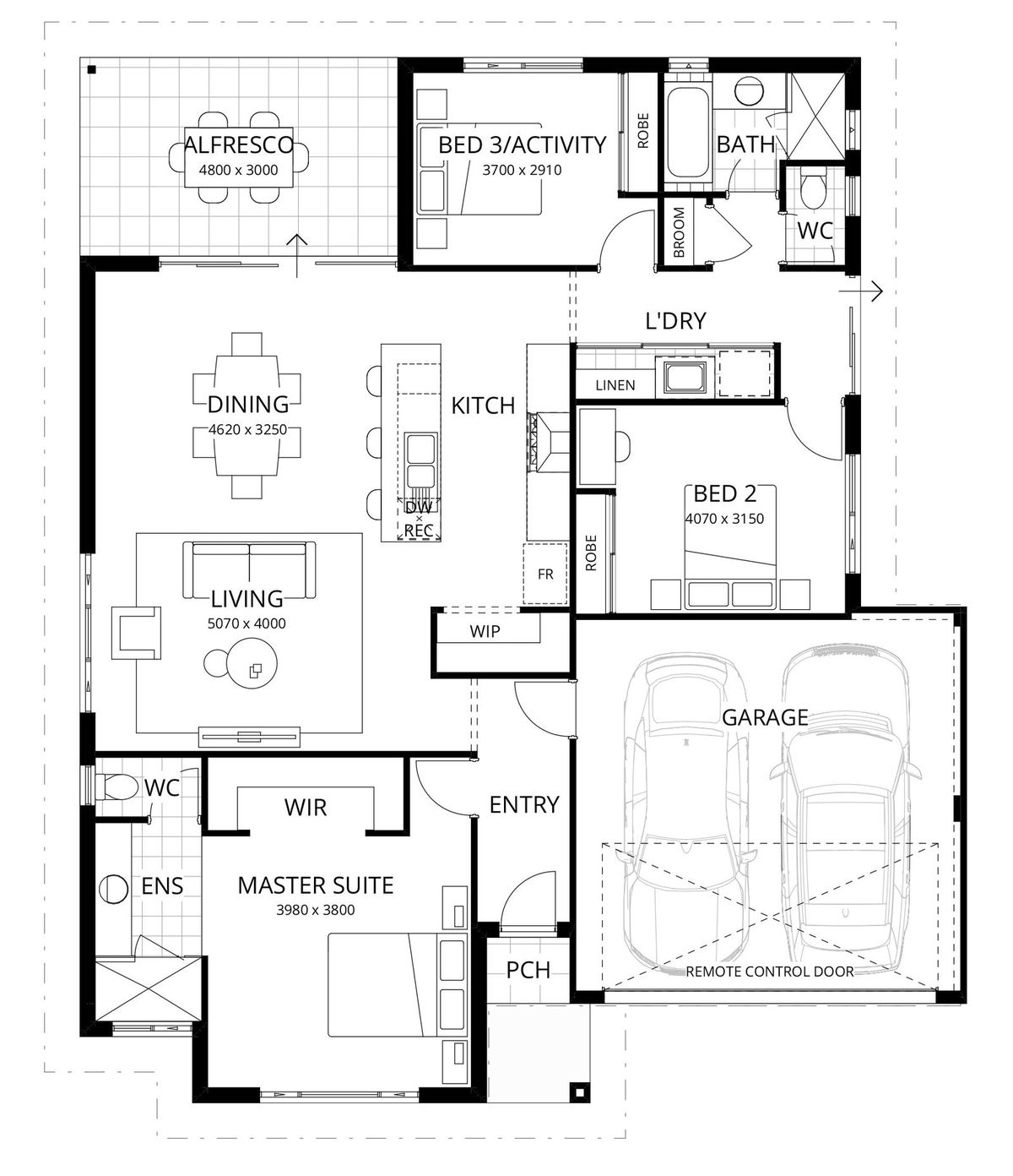 Residential Attitudes - Texas Blue - Floorplan - 4458M Texas Blue