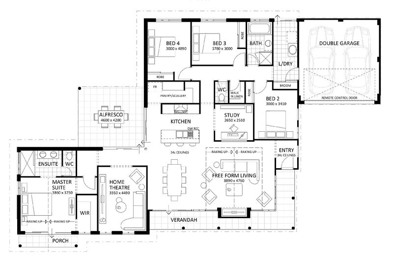 Rural Building Company - The Blaxland Retreat (Classic) - Floorplan - 4367P Blaxland Retreat Classic Brochure Artwork