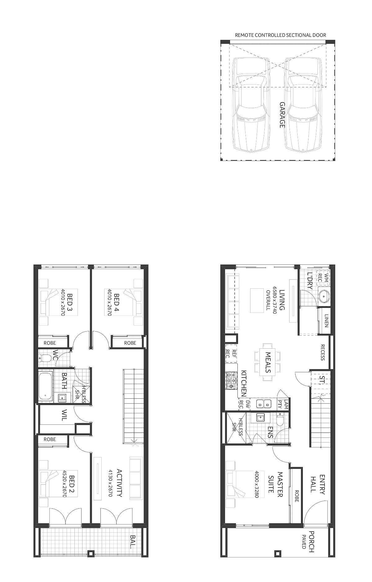 Plunkett Homes - Melrose | Federation - Floorplan - Melrose Luxe Federation Website Floorplan