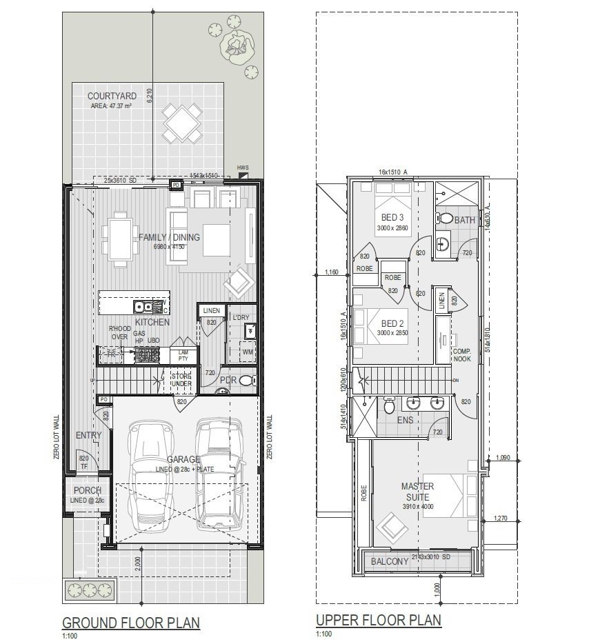 Residential Attitudes -  - Floorplan - Akin Lot 164 3X2X2