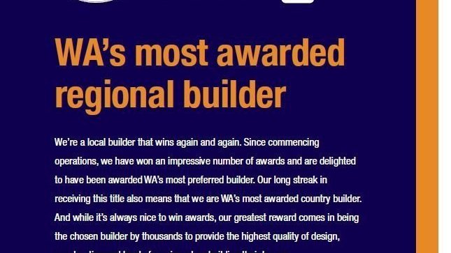 Wa Country Builders -  - Gallery - Awarded Builder