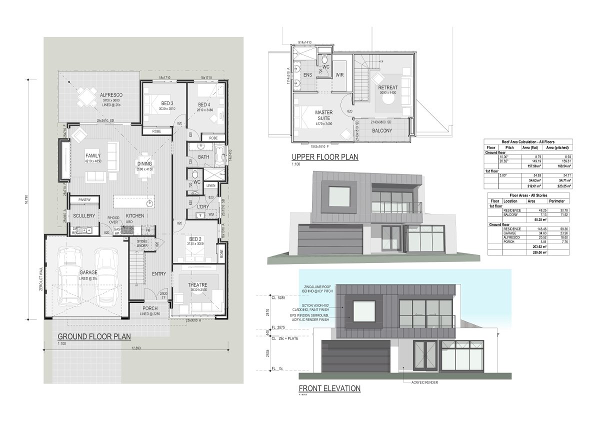 Residential Attitudes -  - Floorplan - The Albion 1 Copy