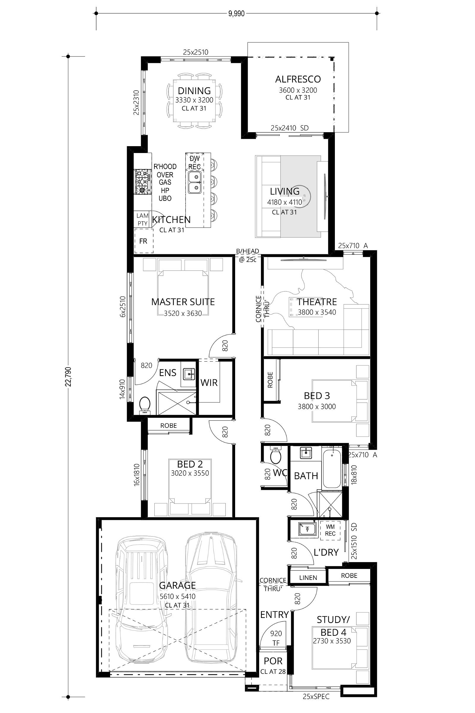Residential Attitudes - House Head - Floorplan - House Head Floorplan Website
