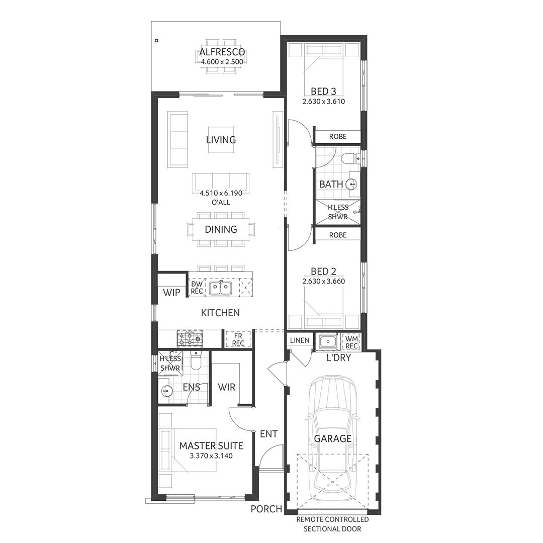 Plunkett Homes - Ascot | Lifestyle - Floorplan - Ascot Lifestyle Marketing Plan A3