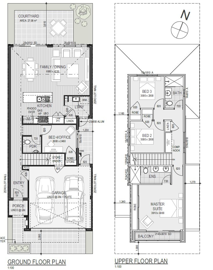 Residential Building Wa - Lot 215 Market Avenue, Balcatta, Wa 6021 - Floorplan - Akin Lot 162 Floorplan 4X2X2