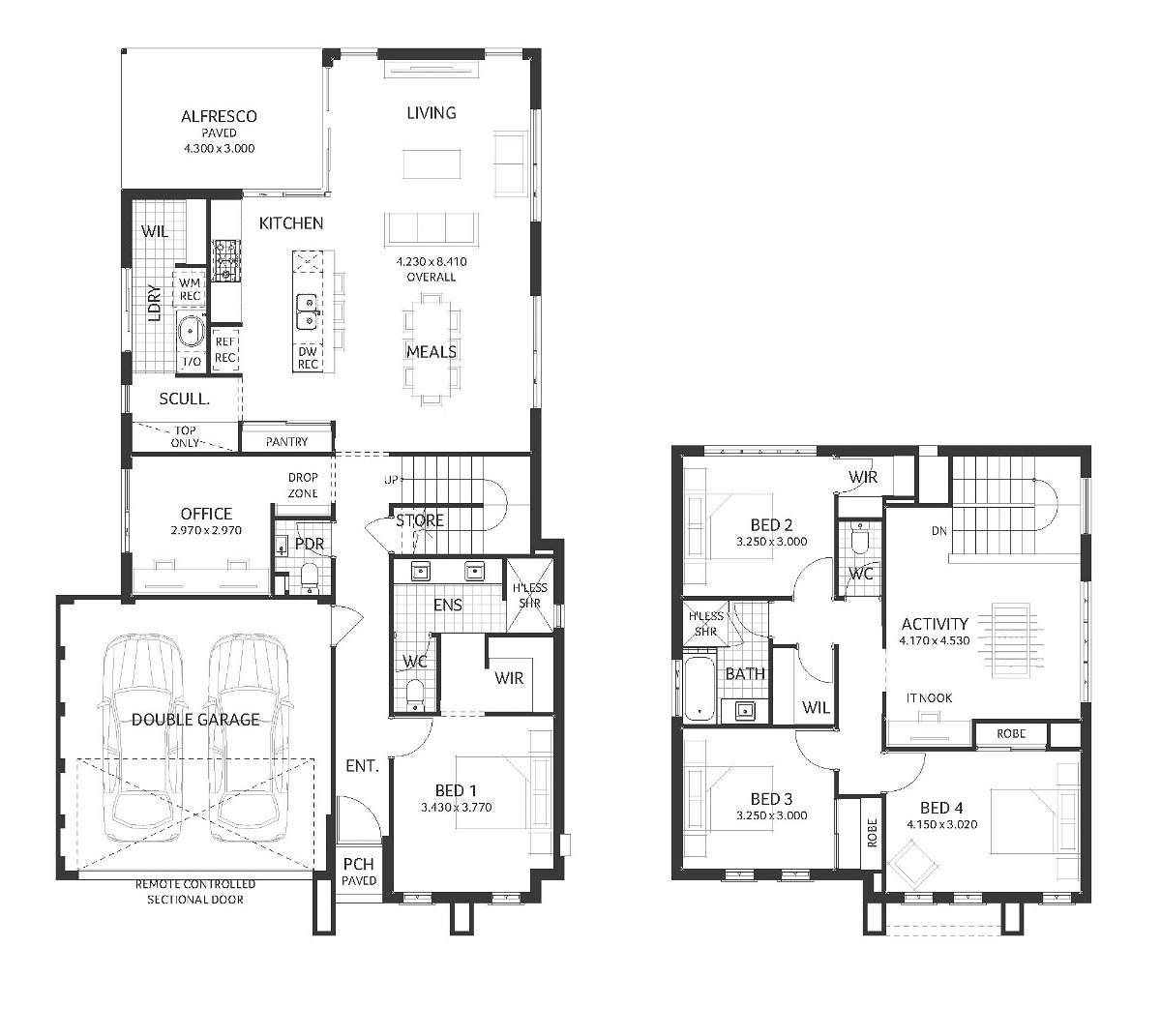 Plunkett Homes - Waterford | Federation - Floorplan - Waterford Luxe Federation Web Plan 1
