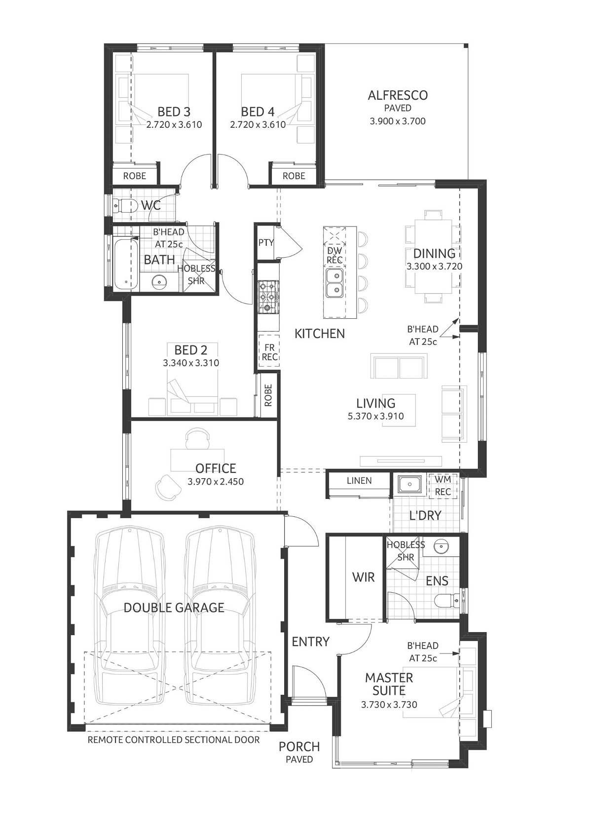 Plunkett Homes -  - Floorplan - Collie Lifestyle Marketing Plan Croppedjpg