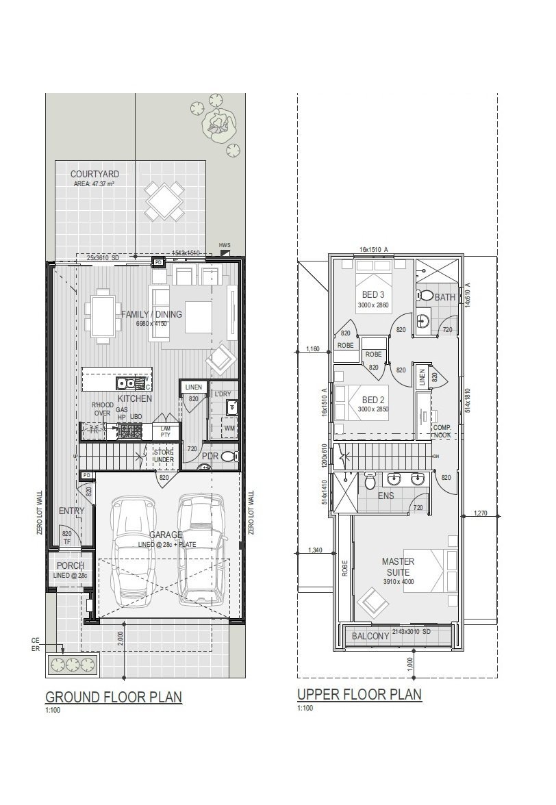 Residential Attitudes -  - Floorplan - Akin Lot 163 Floorplan