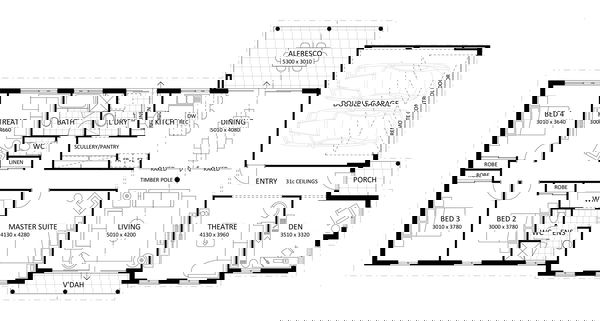 Rural Building Company - The Riverbend - Floorplan - 202511 The Riverbend 4451P Floorplan