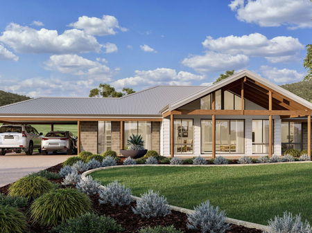 Rural Building Company -  - Gallery - 4265P The Bush View Raked Ceiling Alt