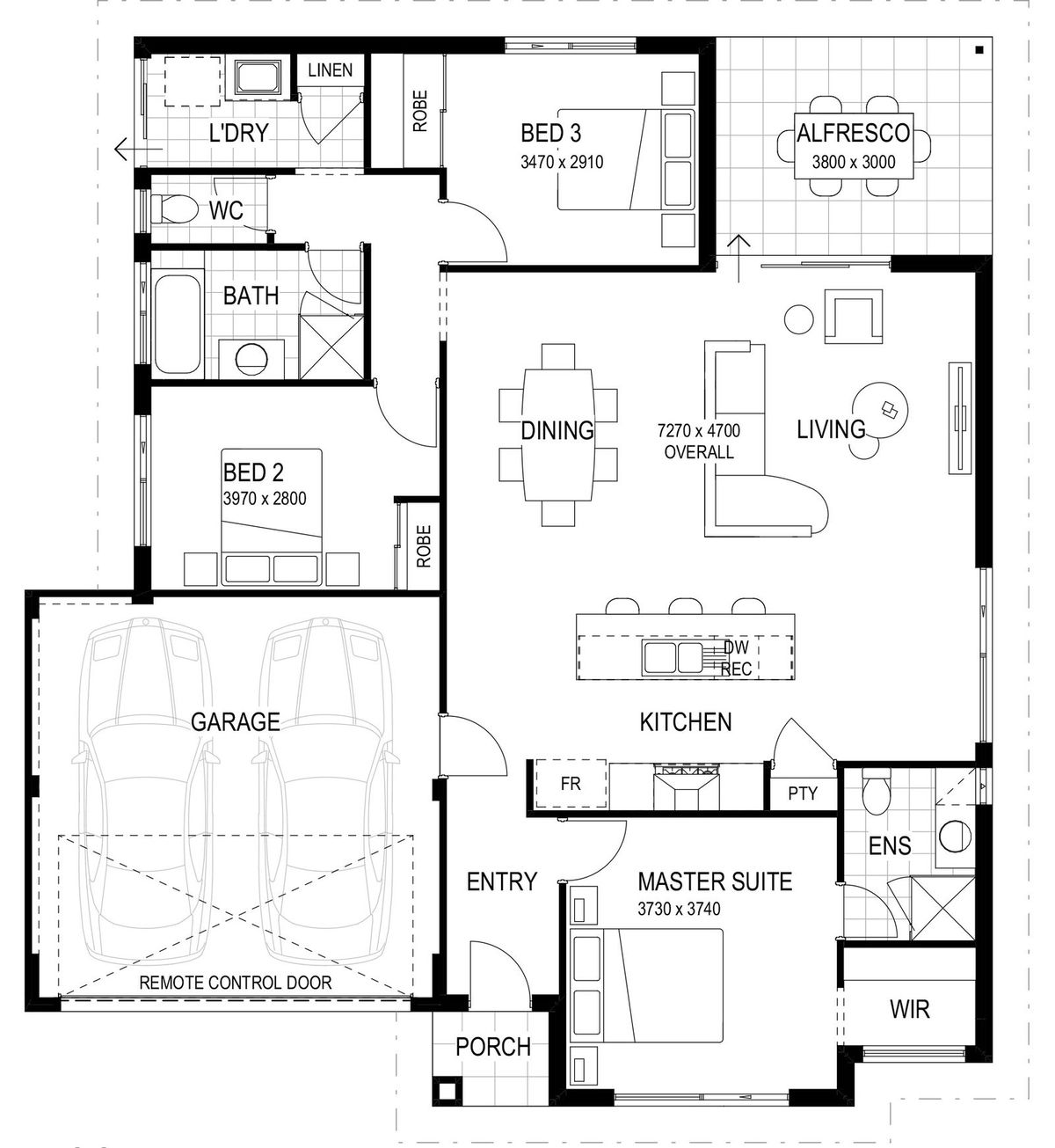 Plunkett Homes - Billy Button - Floorplan - 4462M Billy Button