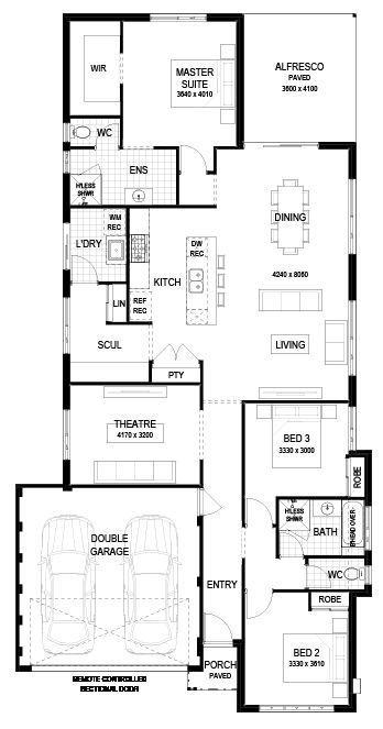 Plunkett Homes - Noosa | Hamptons - Floorplan - Noosa Hamptons Marketing