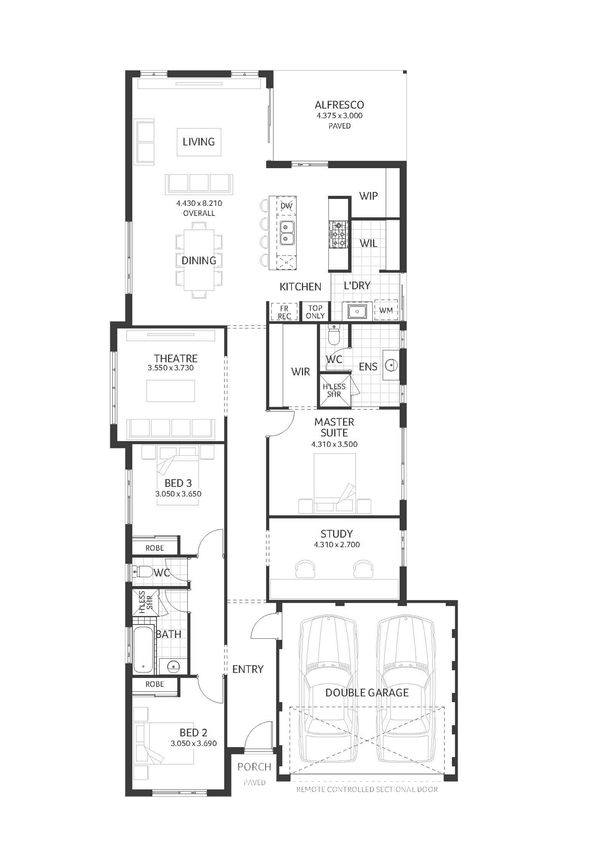 Plunkett Homes -  - Floorplan - Gracetown Lifestyle Marketing Plan
