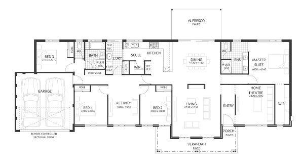 Plunkett Homes - Charles | Federation - Floorplan - Charles Luxe Federation Marketing Plan Croppedjpg