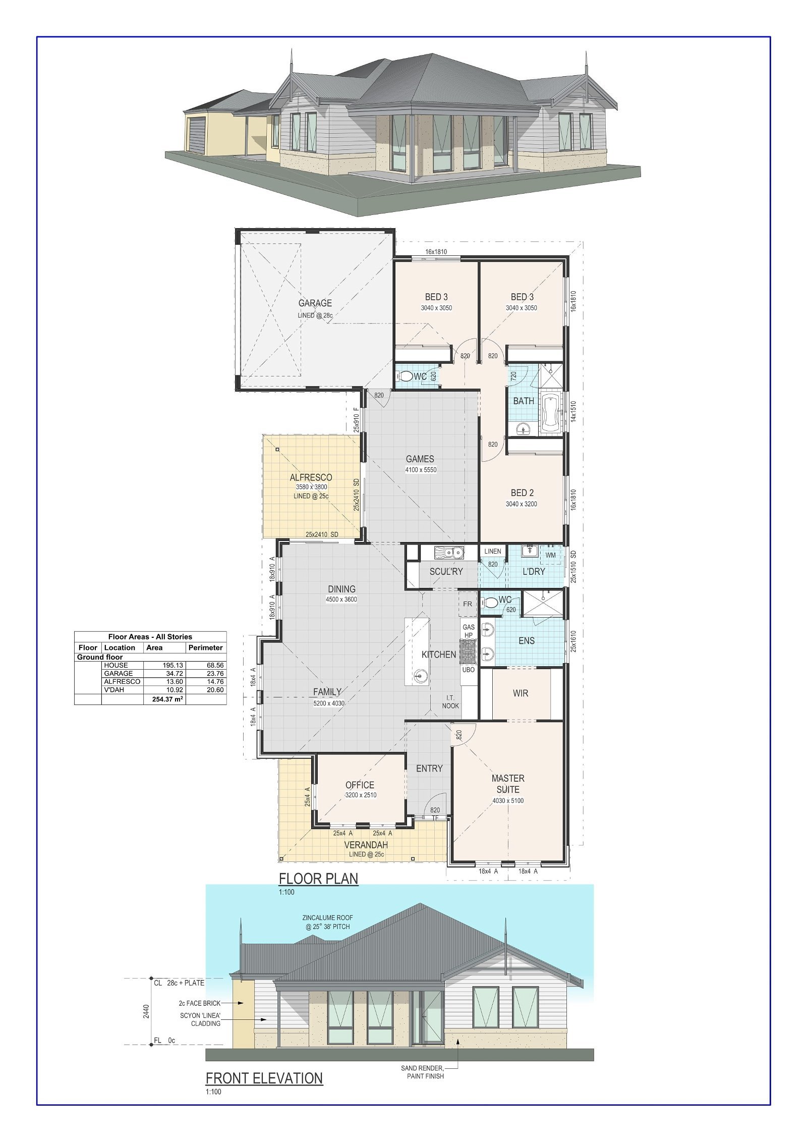 Residential Attitudes -  - Floorplan - The Macpherson 1
