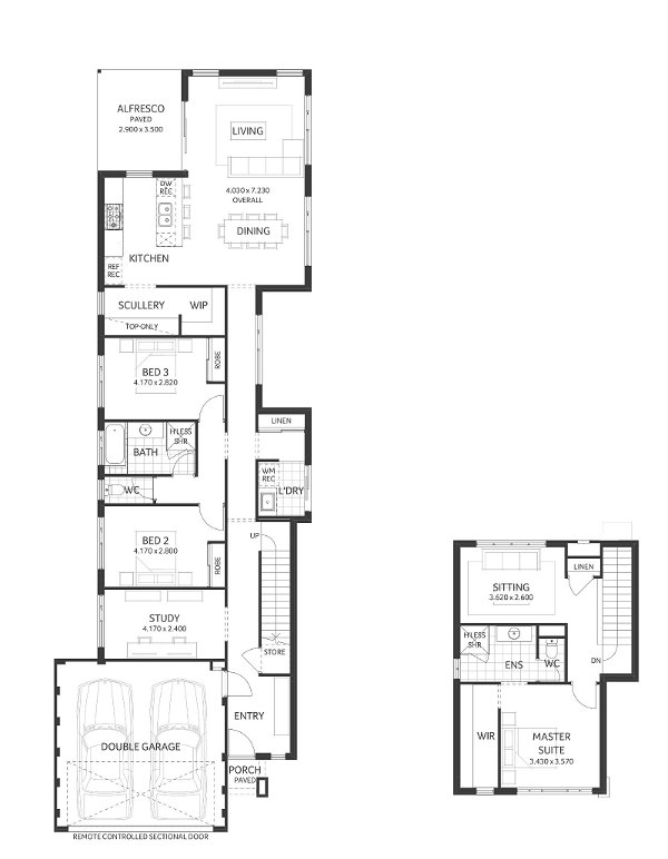 Plunkett Homes - Guildford | Lifestyle - Floorplan - Guildford Lifestyle Contemporary Marketing Plan