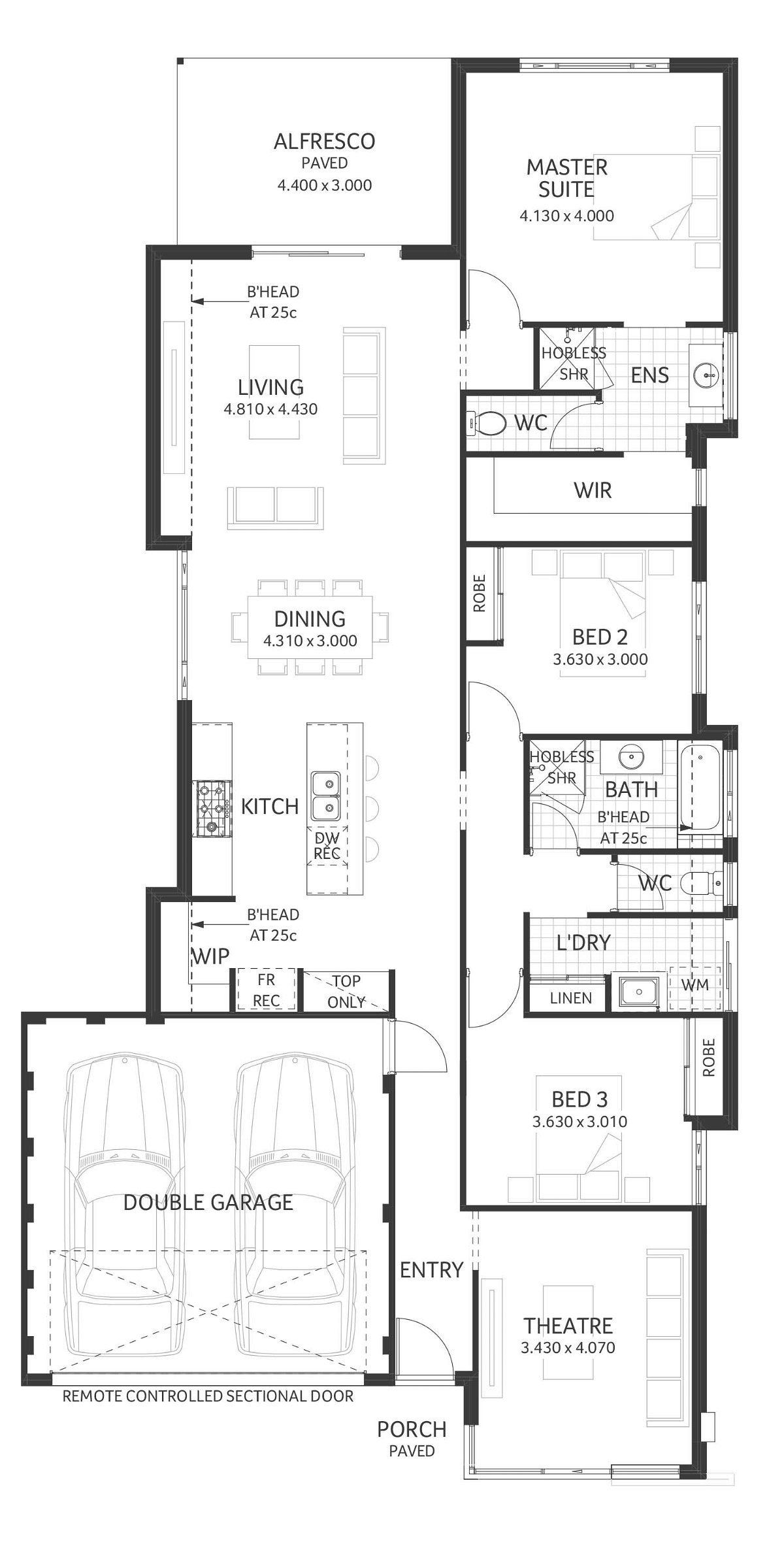 Plunkett Homes - Ningaloo | Lifestyle - Floorplan - Ningaloo Lifestyle Marketing Plan A3Jpg