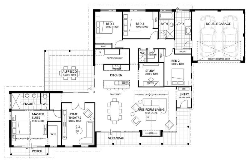 Rural Building Company - The Blaxland Retreat (Classic) - Floorplan - 4367P Blaxland Retreat Classic Brochure Artwork