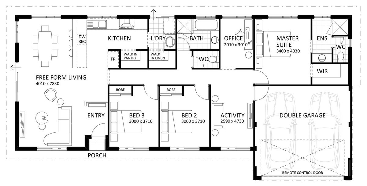 Rural Building Company - Honeyglow - Floorplan - 4472M Honeyglow