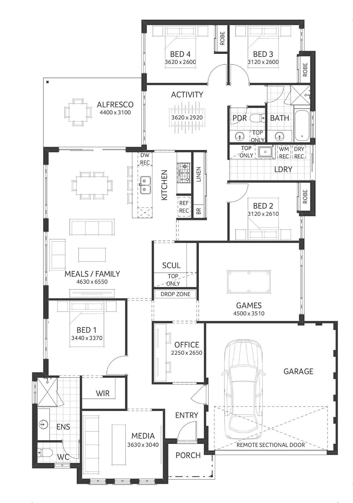 Plunkett Homes - Cassia | Lifestyle - Floorplan - Cassia Marketing Plan