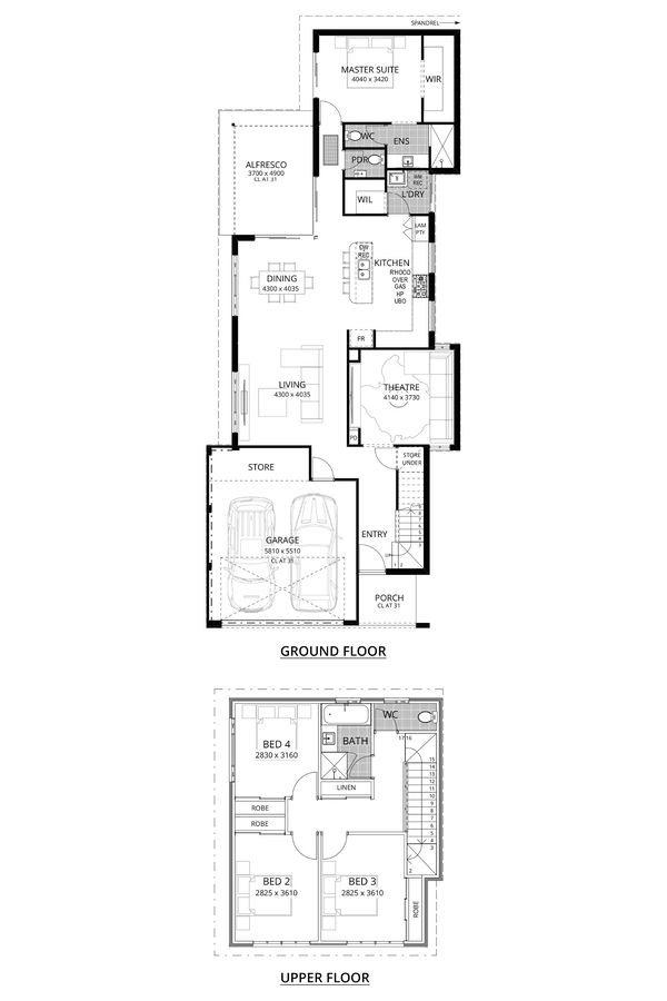 Residential Attitudes - Cali Crib - Floorplan - Cali Crib Website Floorplans