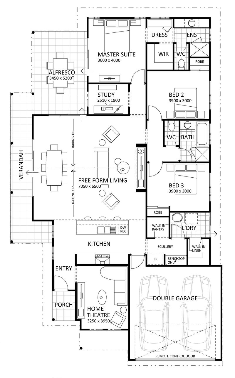 Rural Building Company - The Ferguson Retreat (Classic) - Floorplan - 4707P Ferguson Rt Classic Brochure Artwork