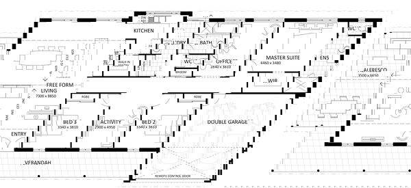 Rural Building Company - The Kingston | Original - Floorplan - 4837P Kingston Original Brochure Artwork