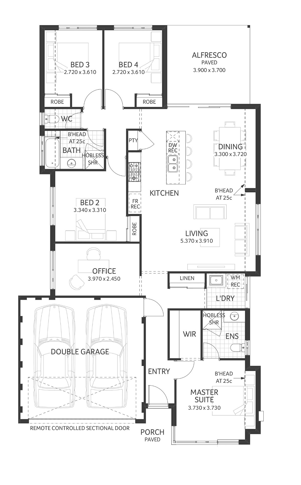 Plunkett Homes - Collie | Lifestyle - Floorplan - Collie Lifestyle Marketing Plan Croppedjpg