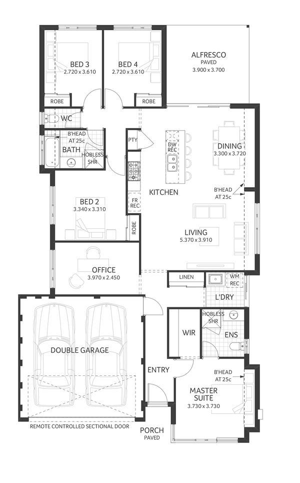 Plunkett Homes - Collie | Lifestyle - Floorplan - Collie Lifestyle Marketing Plan Croppedjpg