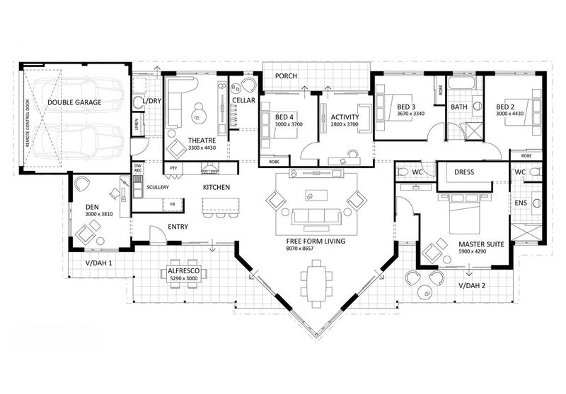 Rural Building Company - The Darlington | Classic - Floorplan - 6503P The Darlingtont Classic Brochure Artwork