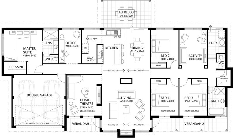 Rural Building Company - The Country House | Heritage - Floorplan - 3813P Country House Heritage Brochure Artwork