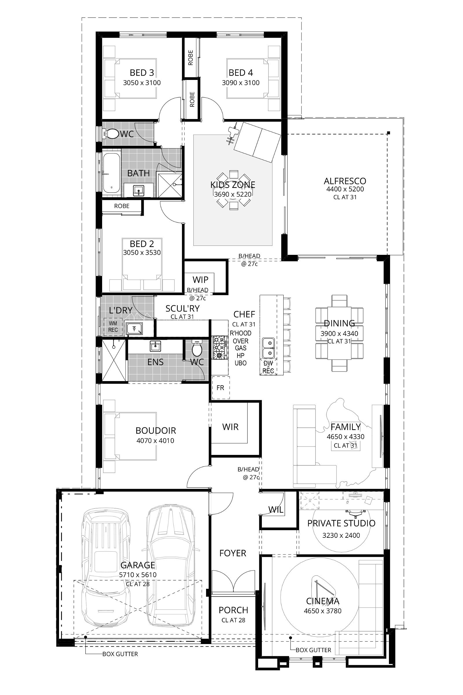Residential Attitudes - Opulent Eden - Floorplan - Website Floorplans Oplulent Eden