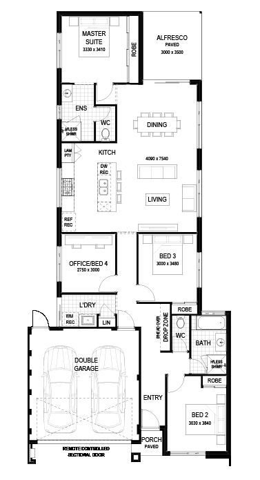 Plunkett Homes - Springbrook | Mid-Century - Floorplan - Springbrook Mid Century Marketing