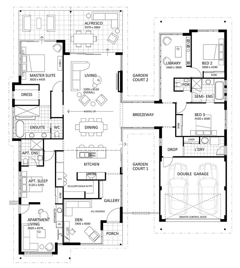 Rural Building Company - The Daintree Retreat (Heritage) - Floorplan - 6486P Daintree Retreat Heritage Brochure Artwork