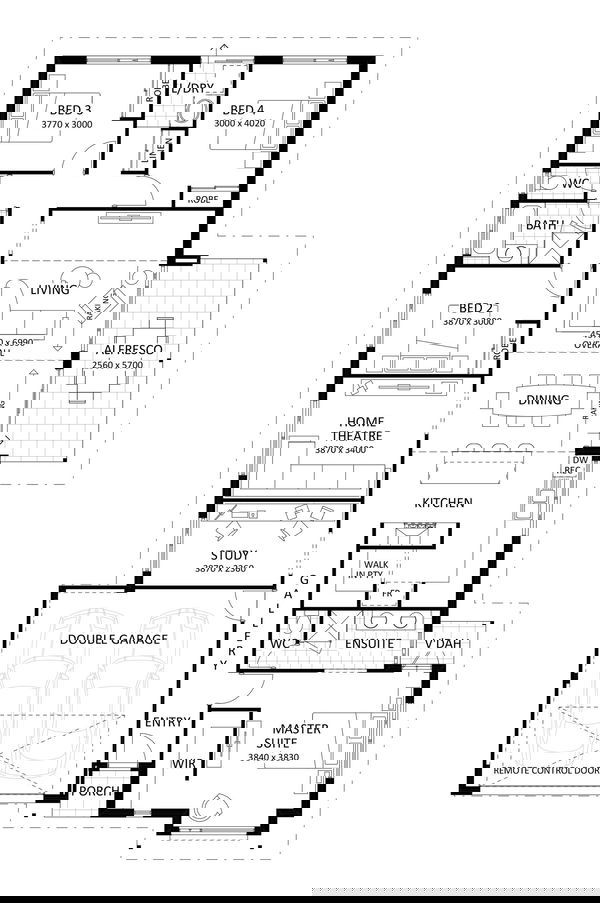 Rural Building Company - The Cedar Hollow - Floorplan - 202511 Cedar Hollow 4298P Floorplan