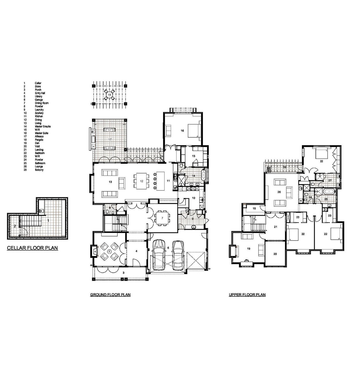 Oswald Homes - Grand Château - Floorplan - Grand Chateau Floorplan